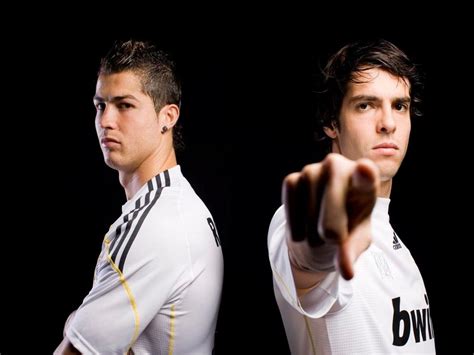 Cristiano Ronaldo and Kaká :) | Cristiano ronaldo, Real madrid football ...