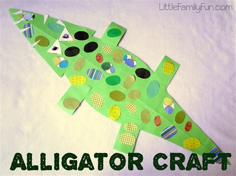 Little Family Fun: Alligator Craft