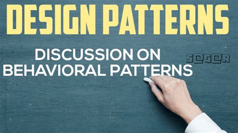 Design Patterns||UNIT5||Discussion on Behavioral Patterns - YouTube