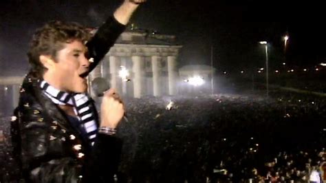 Fall Of The Berlin Wall David Hasselhoff