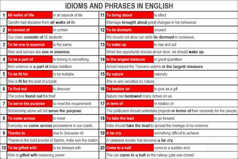 20 Idioms and Phrases in English and Expressions - English Learn Site