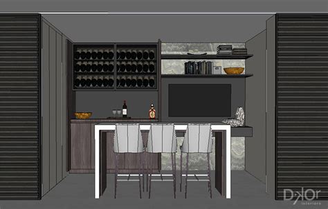 Modern Home Bar Design in Luxury Sunny Isles Condo - Residential ...
