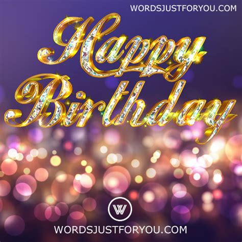 Glitter Happy Birthday Gif - 6506 » WordsJustforYou.com - Original ...