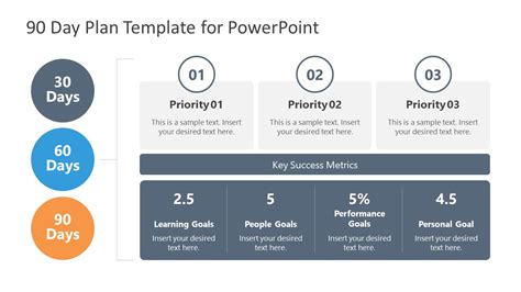 90-Day Plan PowerPoint Template - SlideModel