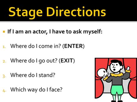 PPT - Stage Directions PowerPoint Presentation, free download - ID:2573224