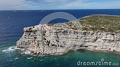 The Island of Illa Sa Conillera Off the West Coast of Ibiza Stock Video ...