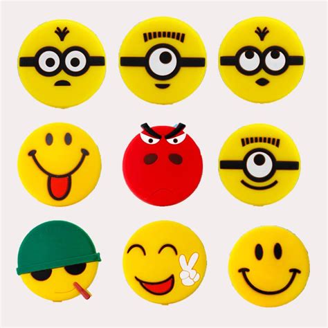 Cute Smiley Emoji Jibits Crocs Minions Jibitz Charm Pin Expression Shoe Charms Anime Croc ...