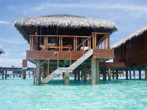 view of water villas - Picture of Medhufushi Island Resort, Medhufushi ...