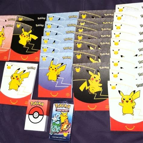 Pokemon 25th Anniversary Mcdonalds Sealed Packs | Pokemon, Pokemon stickers, 25th anniversary