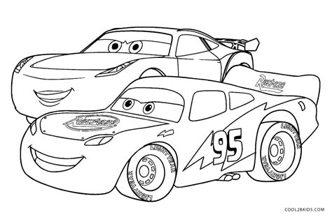 Free Printable Lightning McQueen Coloring Pages For Kids