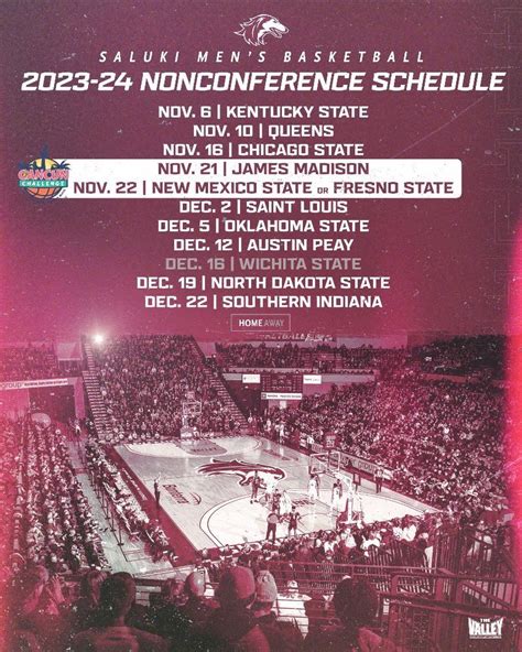 2023-24 Schedule – Page 7 – SIU Men’s Basketball Presented By DawgBytes – Saluki Insider Forum