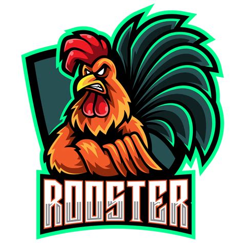 Free Rooster Mascot Logo – GraphicsFamily