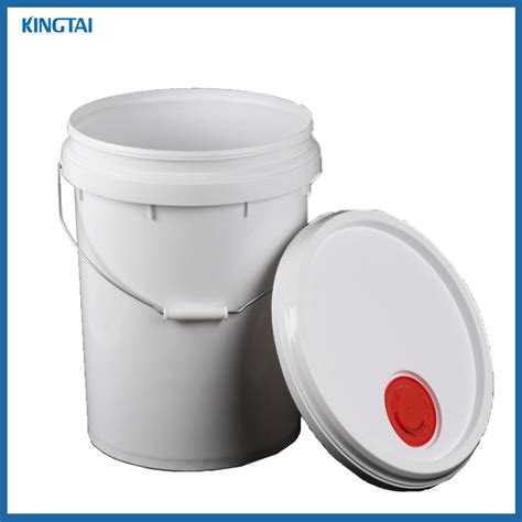 Wholesale 20L White Plastic Paint Buckets/Pail/Barrel/Drum with Lids - Paint Barrel and Paint ...