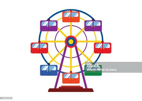 Circus Wheel Carnival Whell Clipart Vector Illustration Of Carnival Whell Stock Illustration ...