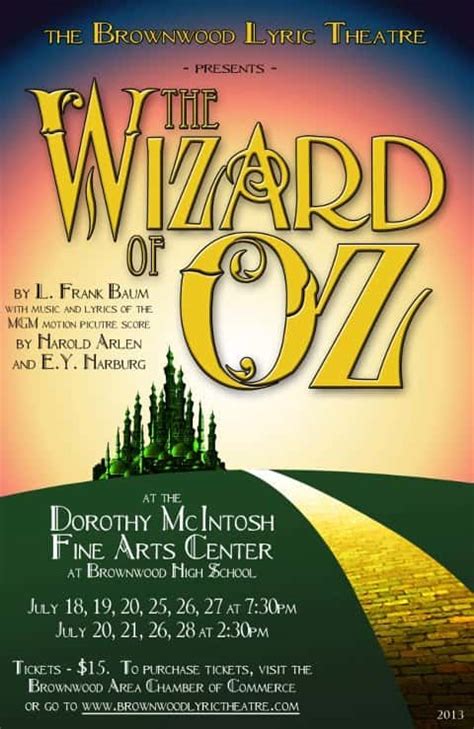 Tickets Now on Sale for Lyric's Upcoming Performances of "The Wizard of ...