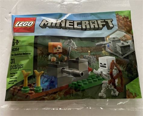 LEGO Minecraft The Skeleton Defense Polybag 30394 31pcs for sale online | eBay