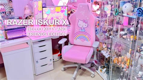 Razer Iskur X Limited Edition Ergonomic Gaming Chair (Genshin Impact Hello Kitty And Friends ...