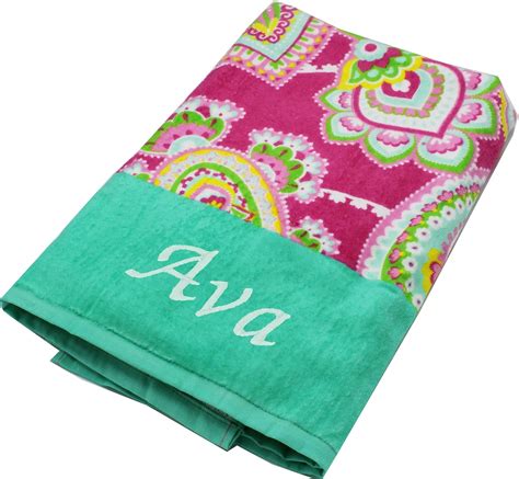 personalized beach towels