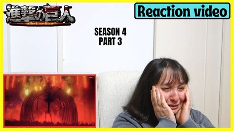 Attack on Titan SEASON 4 PART 3 Reaction + Ending Song + PART 4 Announcement! - YouTube