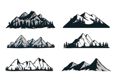 Mountain svg Vectors & Illustrations for Free Download | Freepik