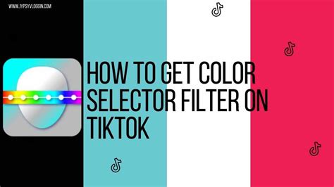 How to get the color selector filter on tiktok - YouTube