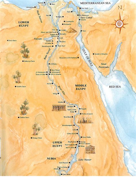 More Ancient Egypt Maps