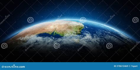 Australia, Oceania - Planet Earth Stock Illustration - Illustration of colors, galaxy: 278612469