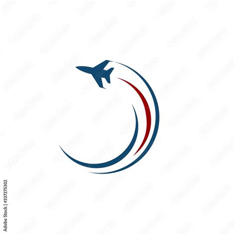 Rocket or jet icon with Abstract Swoosh logo design inspiration Stock ...