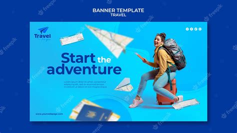 Free PSD | Banner travel template design