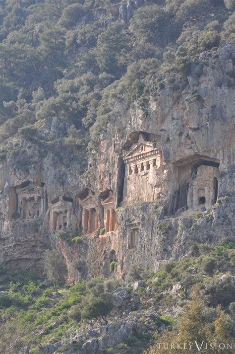 Kaunos Tombs in Dalyan | Six rock tombs on the Dalyan river … | Flickr