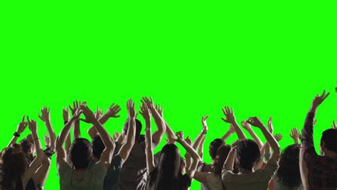 Concert people green screen Footage | Stock Clips