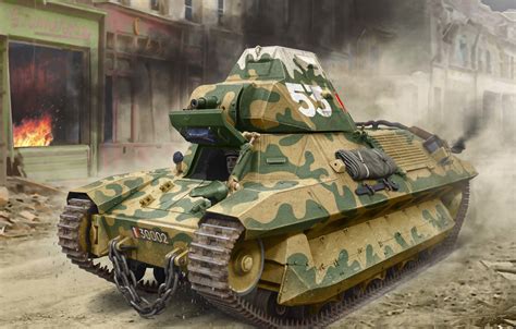 Wallpaper France, Armor, Light tank, FCM 36 images for desktop, section оружие - download