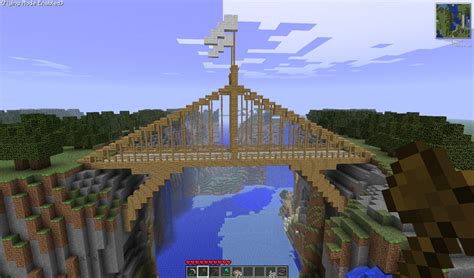 Wooden Suspension Bridge Minecraft Project