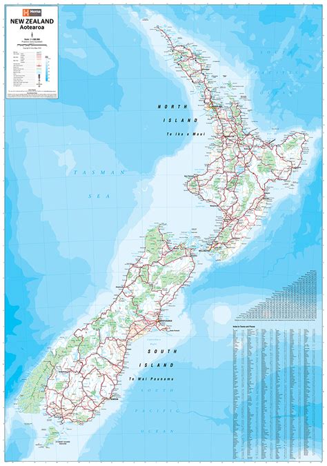 New Zealand Aotearoa Map Image - Geographica