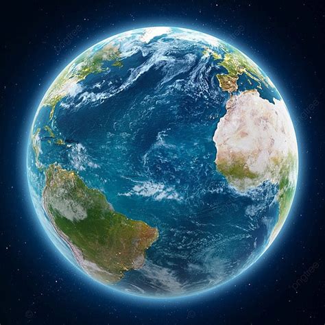 Planet Earth Globe At Night Elements Of This Image Furnished By Nasa 3d Rendering Planet Earth ...