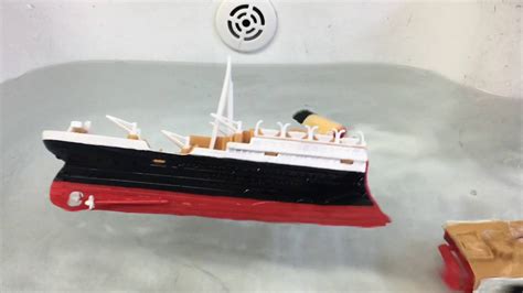 Titanic Submersible Model Sinking