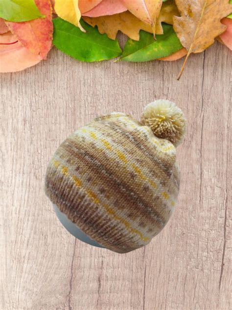 Knitted winter hat with pom pom for women knitted hat for | Etsy