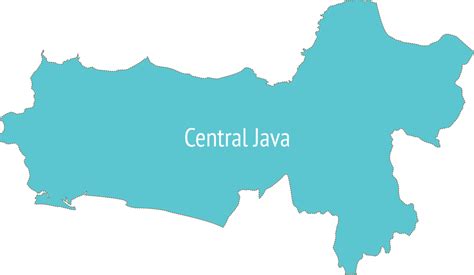 Download Transparent Total Population In Central Java - Peta Jawa Tengah Vector - PNGkit