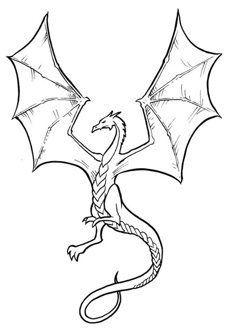 48+ Dragon Coloring Pages Simple | Froggi Eomel