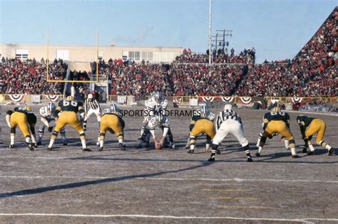 Green Bay Packers 1967/ICE BOWL 12"x 18" PHOTO/POSTER #SPORTSCARDFRAMES ...