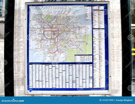 Belgium Train Map editorial stock image. Image of lines - 121077299