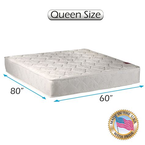 Dream Sleep Legacy Two-Sided Queen Size Mattress Only with Mattress Protector Included ...