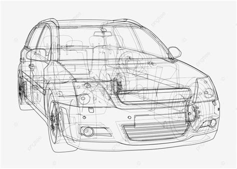 Concept Car Blueprint Industry, Sketch, Abstract, Modern PNG ...