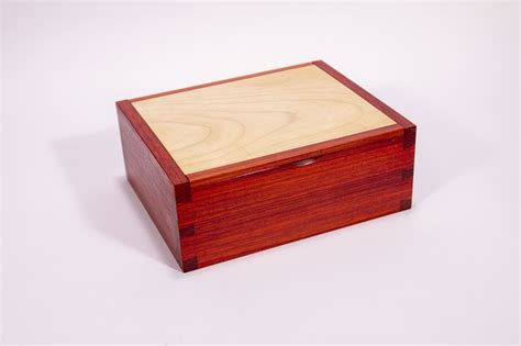Keepsake Box: Padauk Maple - Gods Gifts | Exceptional & Unique