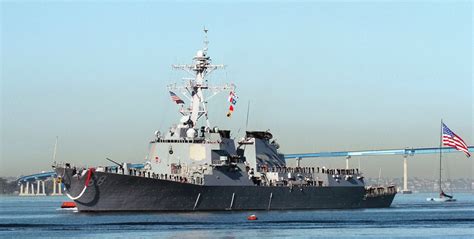 Destroyer History — Arleigh Burke class guided missile destroyer