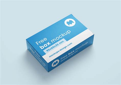 Free Boxes Mockup ( 95x60x25 / PSD )