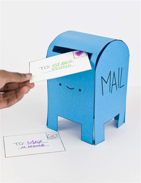 Pretend Play with a Printable Happy Mail Box | Handmade Charlotte