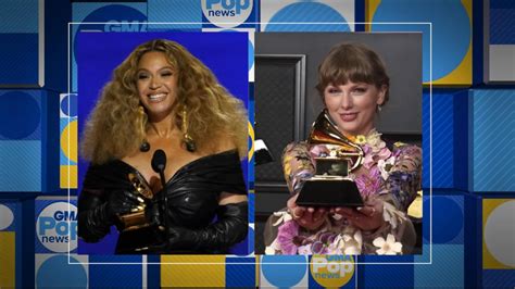 Taylor Swift and Beyonce support each other's record-breaking Grammy ...