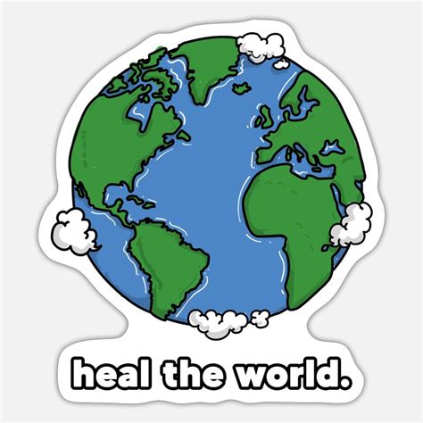 Heal-the-world Stickers | Unique Designs | Spreadshirt