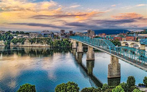 1920x1080px, 1080P free download | Chattanooga, Walnut Street Bridge ...